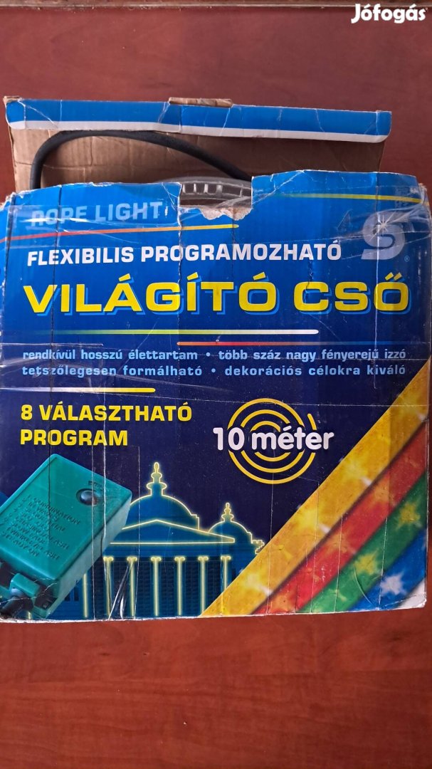 Flexibilis programozható világító cső