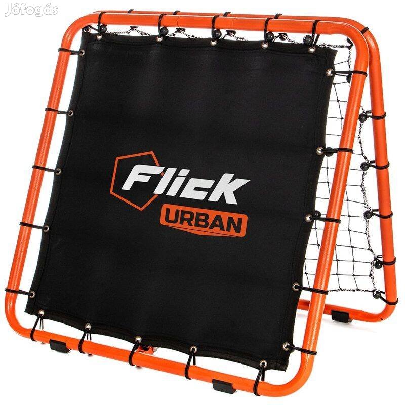 Flick Urban kétoldalas rugófal, aktív fal, 85x85cm - fekete/narancs