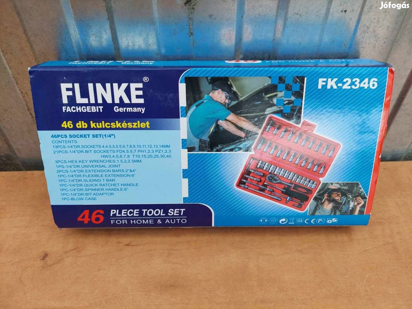 Flinke 46 Részes Racsnis Dugókulcs Készlet FK-2346
