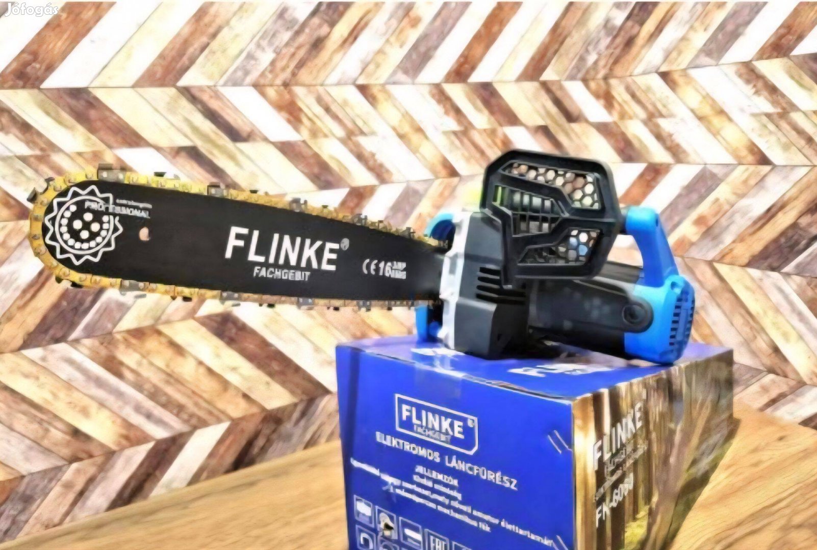Flinke elektromos láncfűrész 4500W 220V 405mm 2db lánc