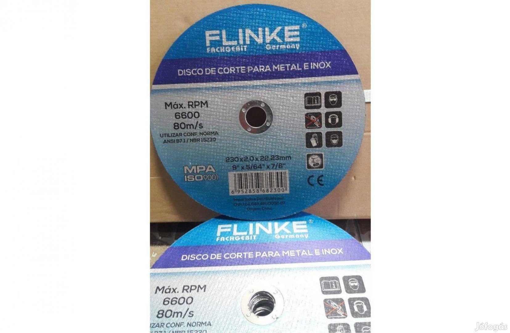 Flinke inox fémvágó korong 230mm/2mm