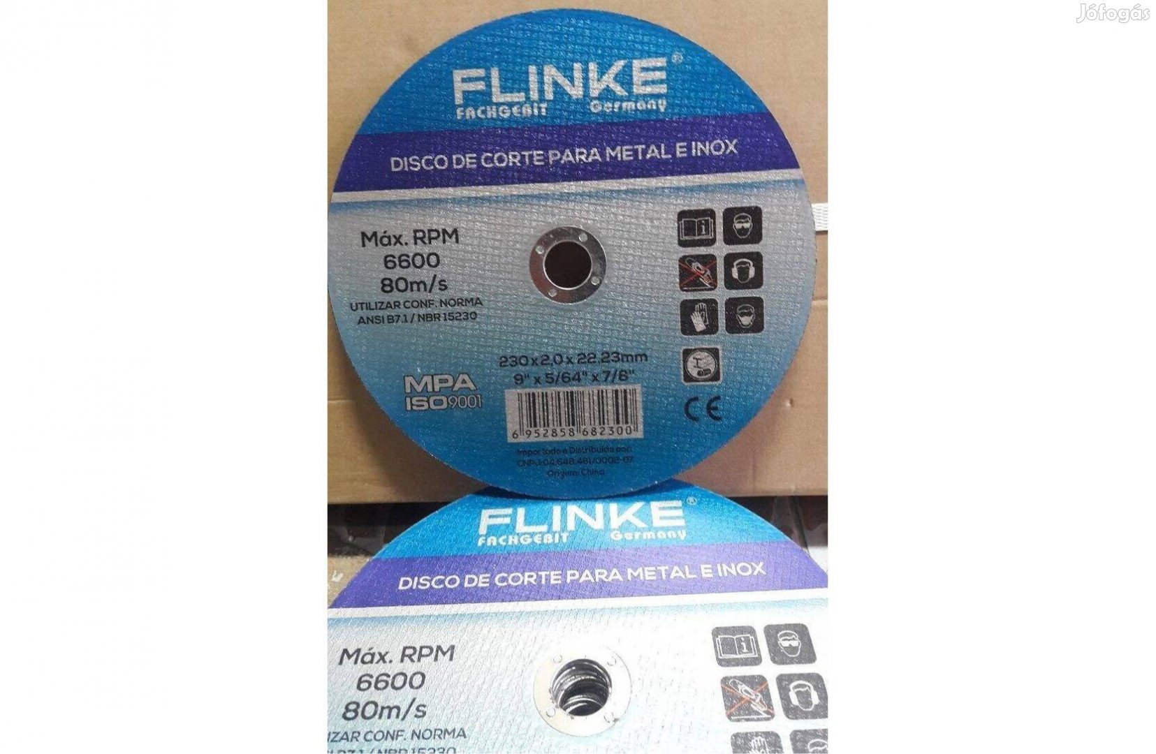 Flinke inox fémvágó korong 230mm/2mm