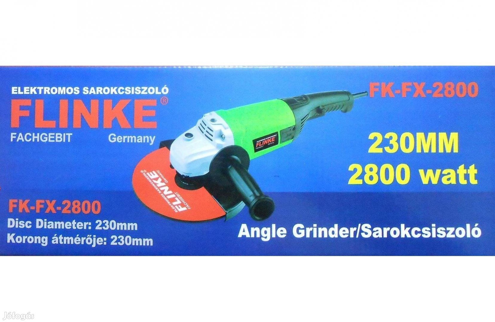 Flinke nagy sarokcsiszoló flex 2800W 230mm