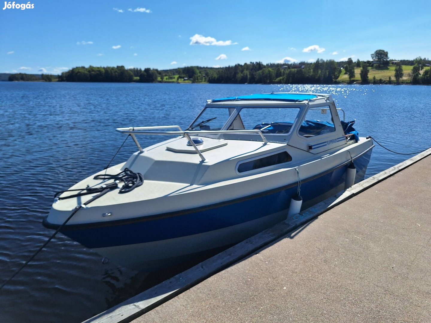 Flipper 620 , horgász , túra , lakó hajó
