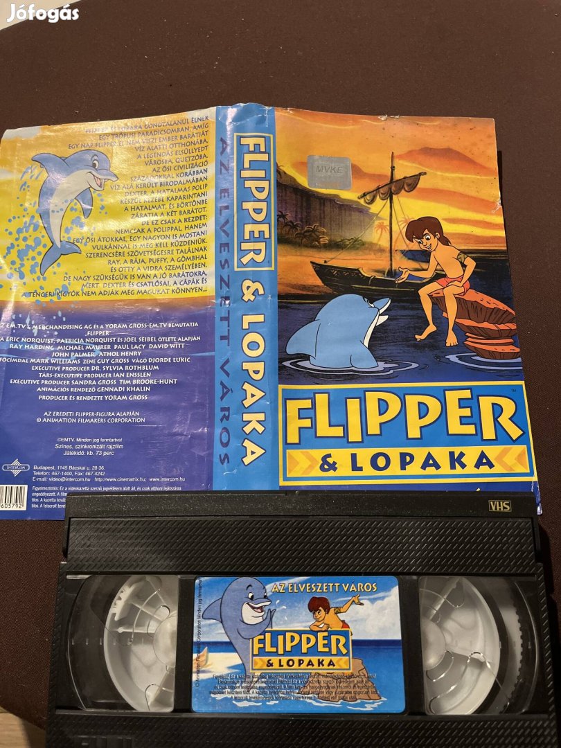 Flipper és lopaka mese vhs