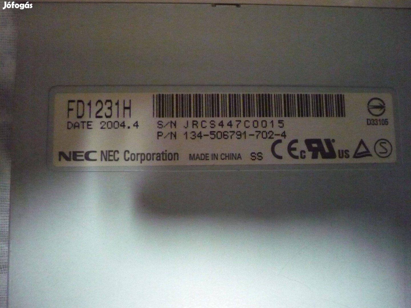 Floppy meghajtó NEC