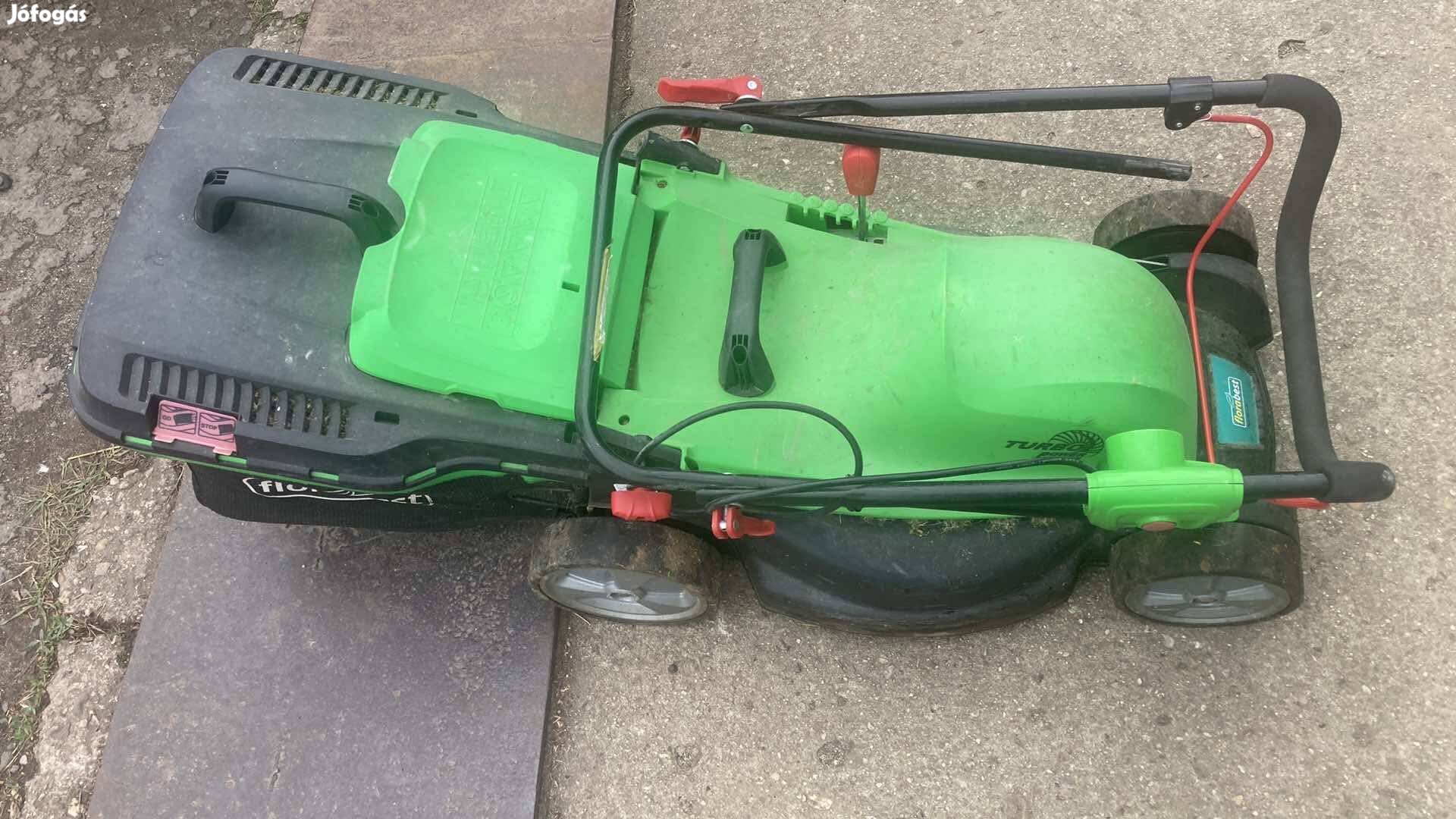 Florabest elektromos fűgyűjtős fűnyíró! (1800 wattos)