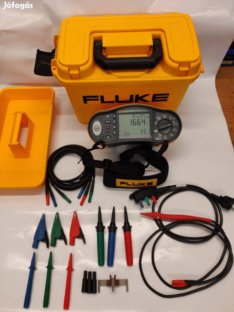 Fluke 1664 FC Villamos biztonsági multiméter nem Metrel, Megger