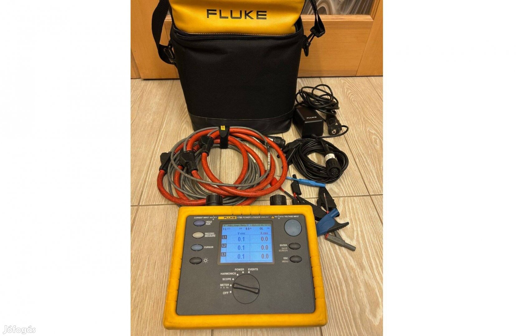 Fluke 1735 hálózat analizáló, 3-fázisú Power Energy logger nem Metrel
