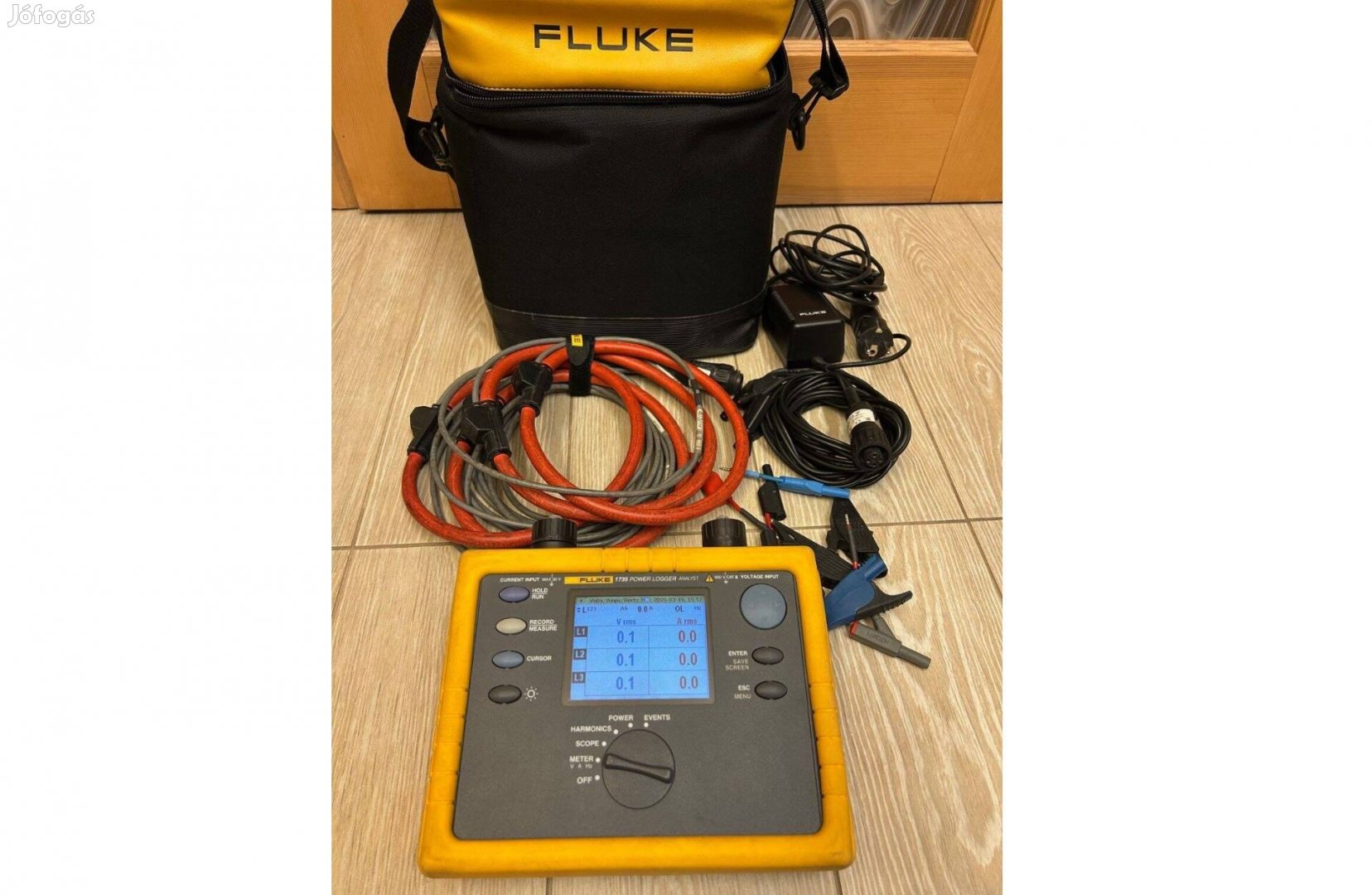Fluke 1735 hálózat analizáló, 3-fázisú power logger nem