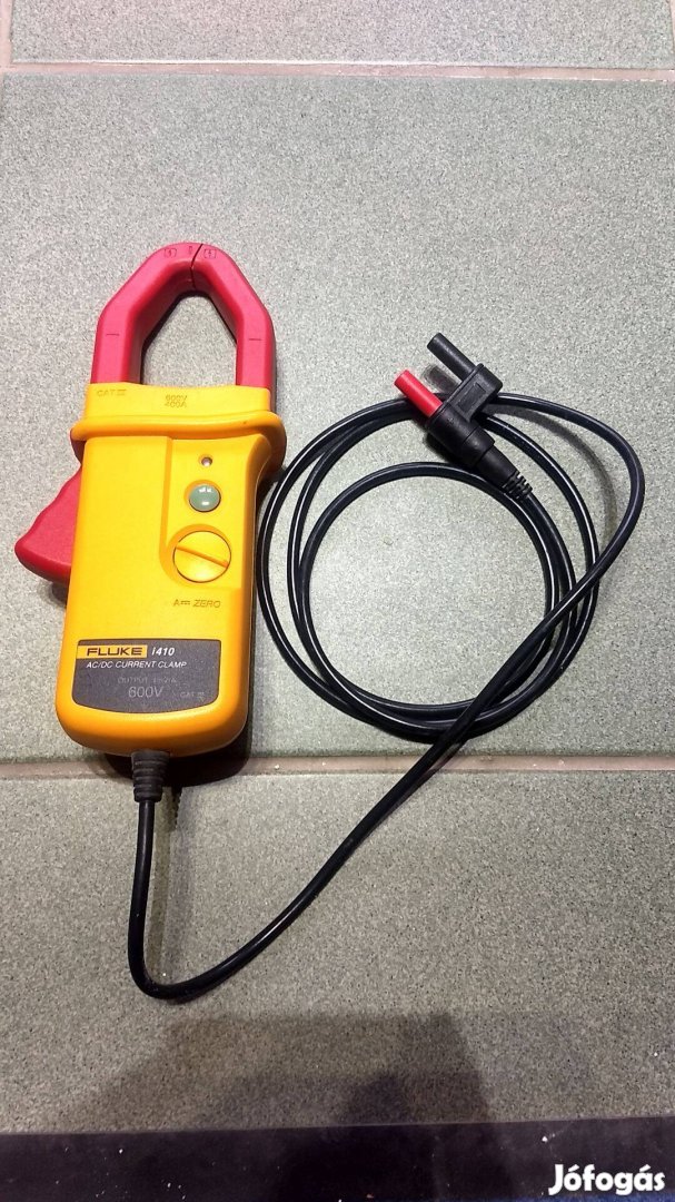 Fluke i410 AC/ DC Lakatfogó 1-400A 1mV/A árammérő multiméterhez