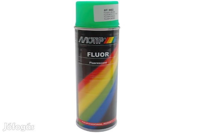 Fluoreszkáló Zöld Spray Festék MoTip 400ml