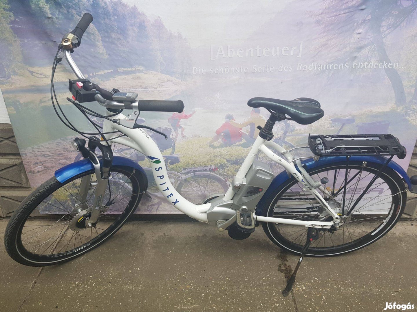 Flyer női Panasonic motoros elektromos kerékpár, E-BIKE