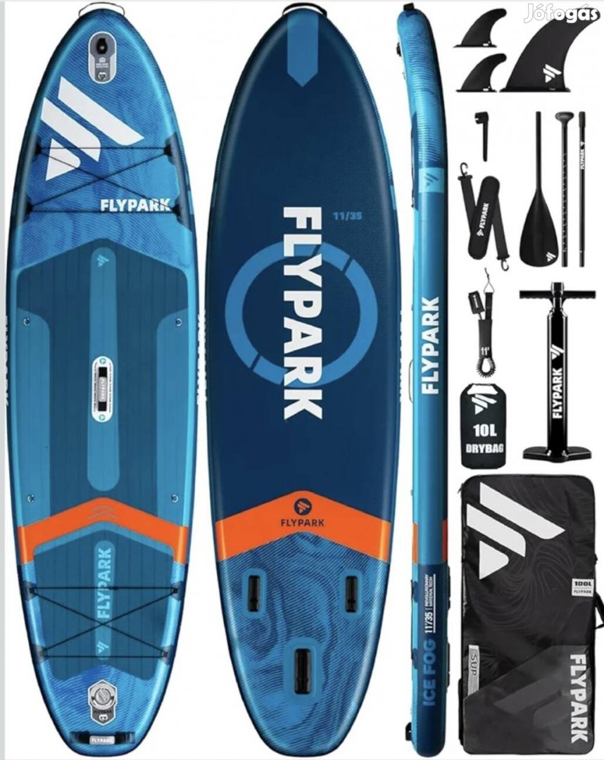 Flypark USA SUP deszka XL széles gyári új - 335x89x15cm 195