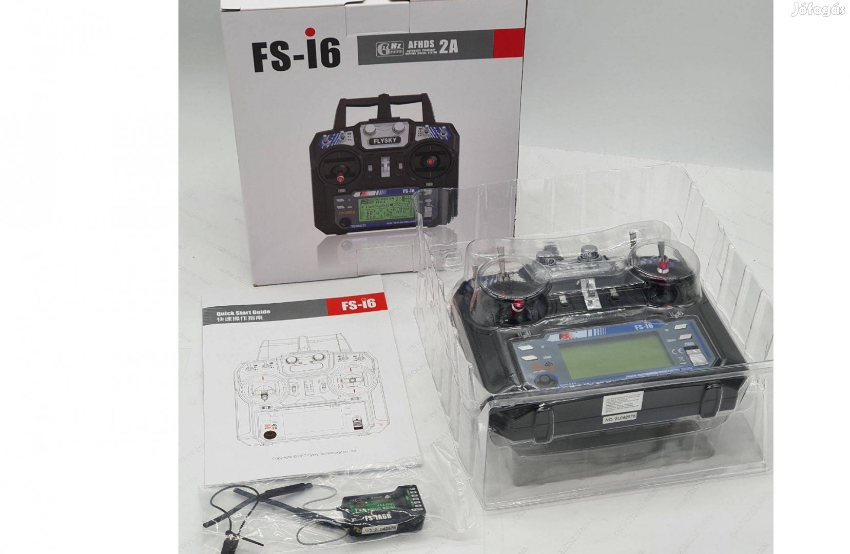 Flysky FS-i6 2.4GHz RC távirányító FS-iA6b telemetriás vevő szett