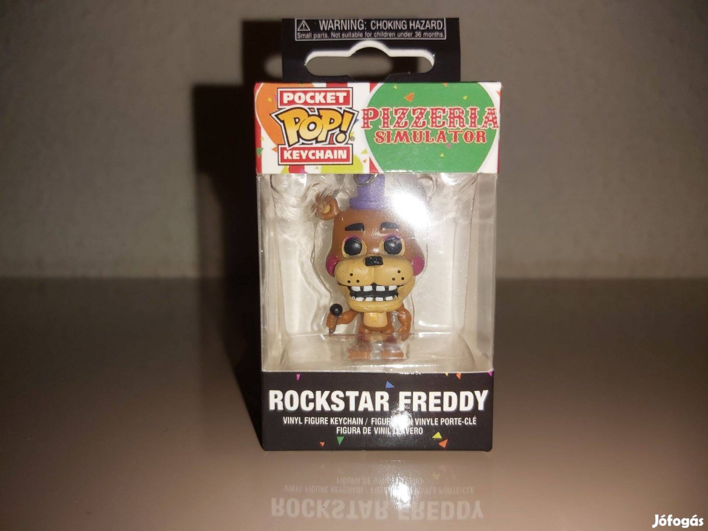 Fnaf Five Nights At Freddy's kulcstartó Funko Pocket POP dobozzal Új