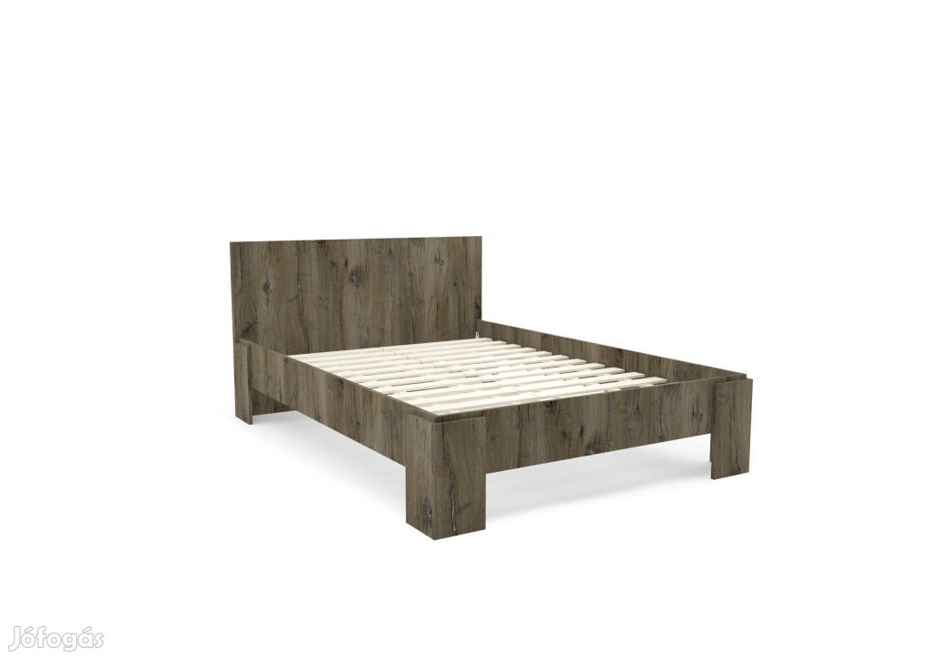 Fo-DM Fa ágykeret 140x200 cm sötét justus tölgy