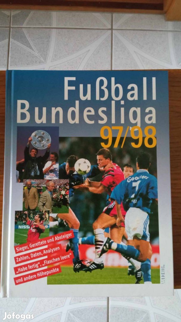 Foci bundesliga 97/98 német nyelvű album 1000 Ft