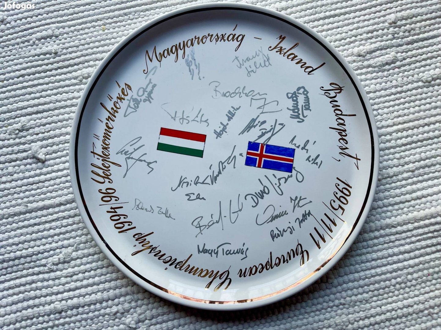 Foci emlék Magyarország - Izland 