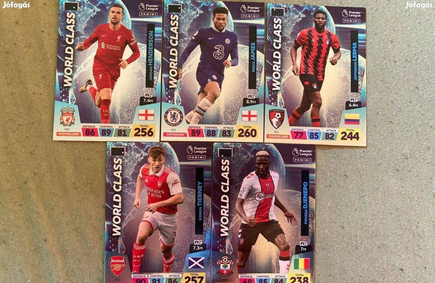 Focis Premier League World Class kártyák (5 db.)