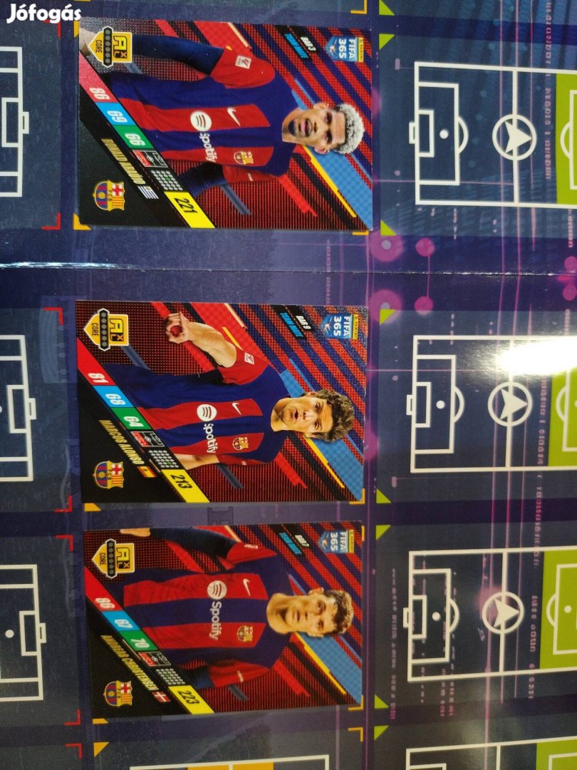 Focis kártya 2024 Adrenalyn 3db Barcelona eladó