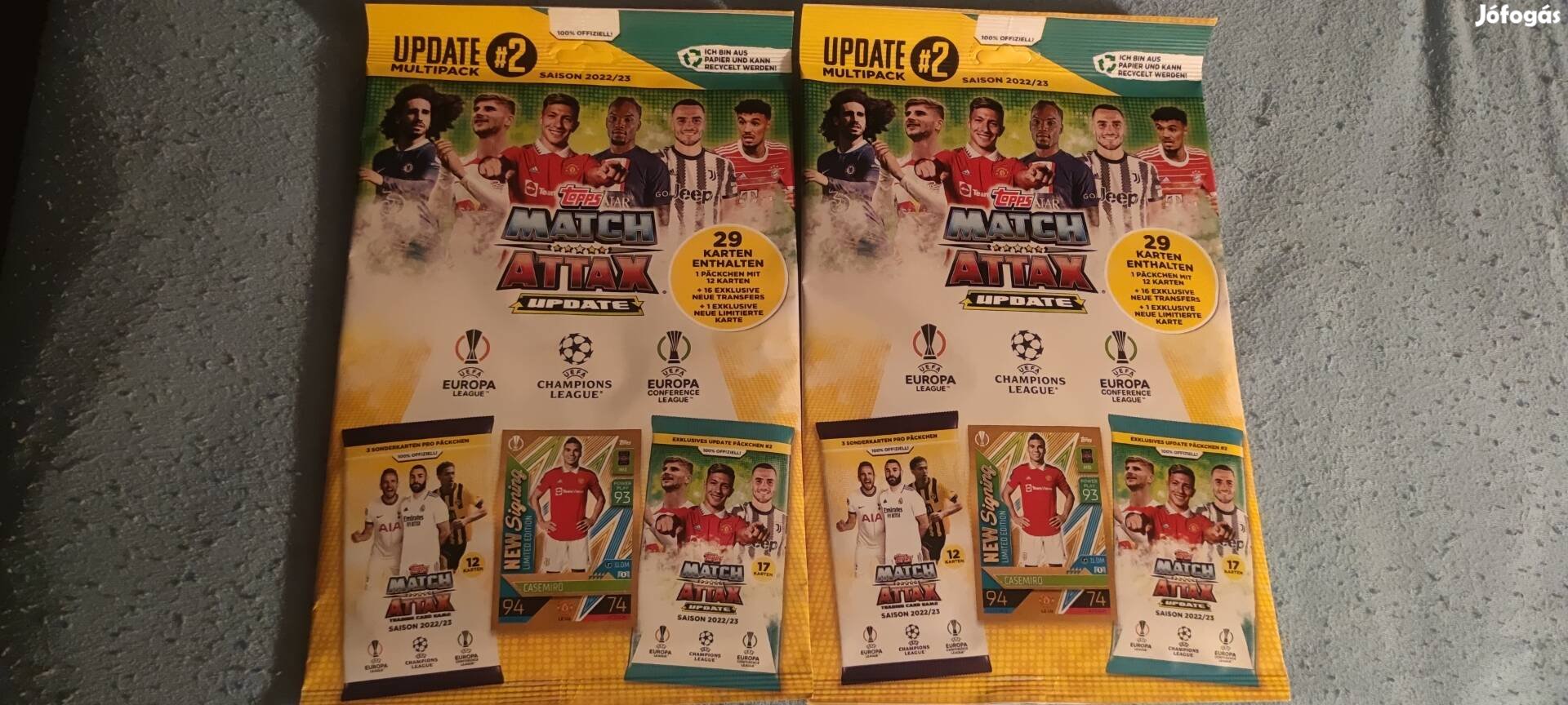 Focis kártya Match Attax