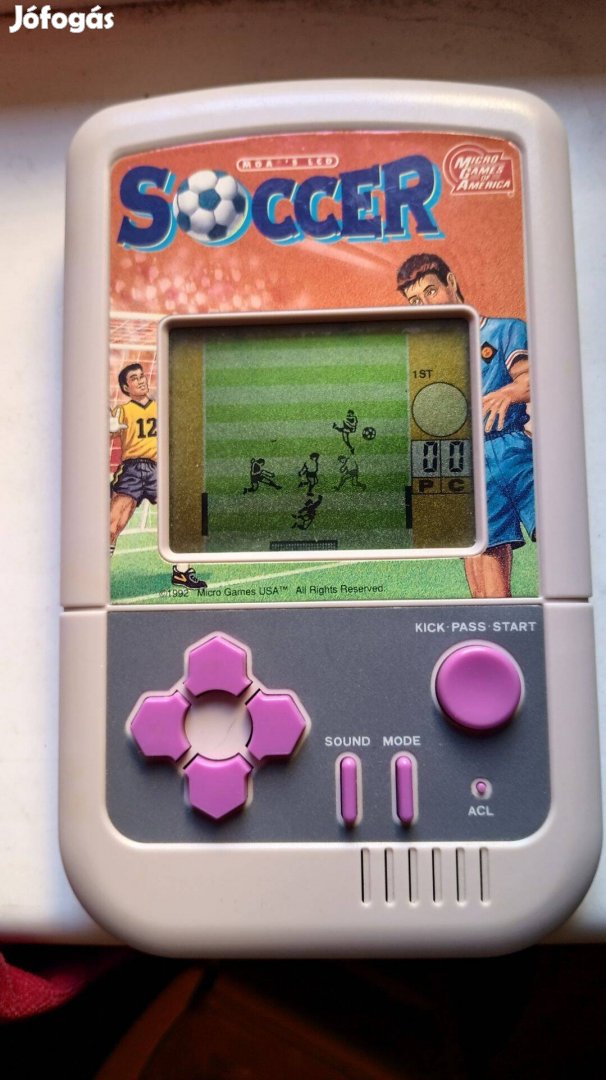 Focis retro kvarcjáték micro games lcd soccer