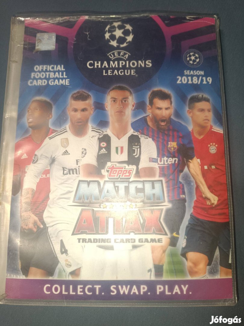 Fociskártya album 477 kártyával 8 xxl kártyával