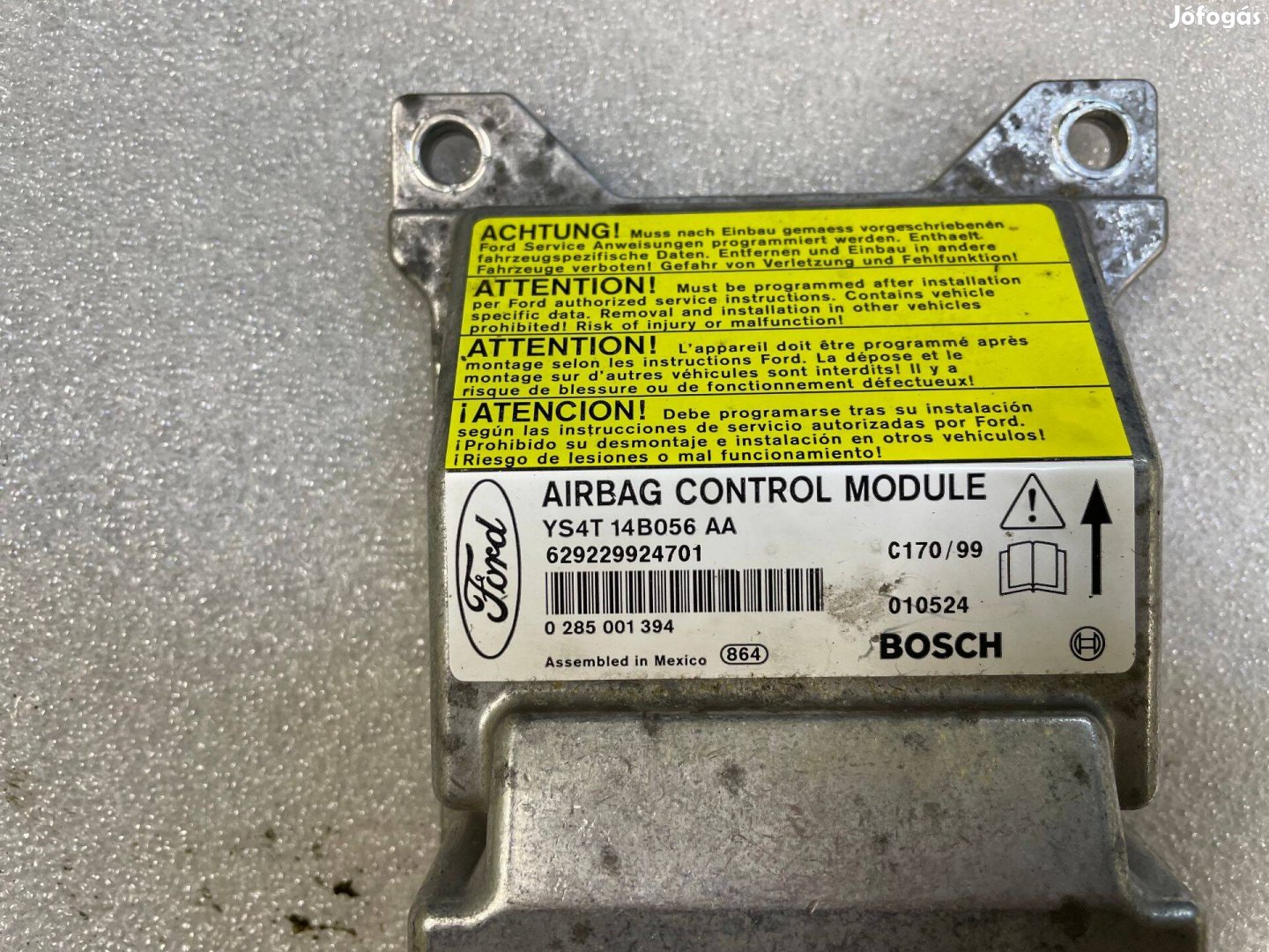 Focus Mk1 légzsák indító modul elektronika ys4t14b056aa 1132842