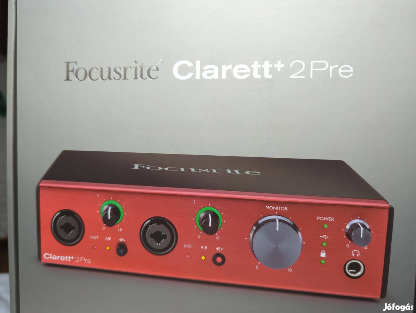 Focusrite Clarett+2 Pre Külső Hangkártya Garanciával!