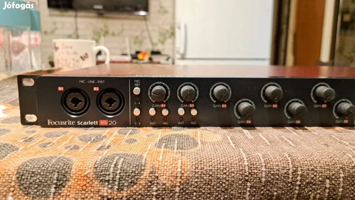 Focusrite Scarlett 18i20 usb külső hangkártya audió interfész