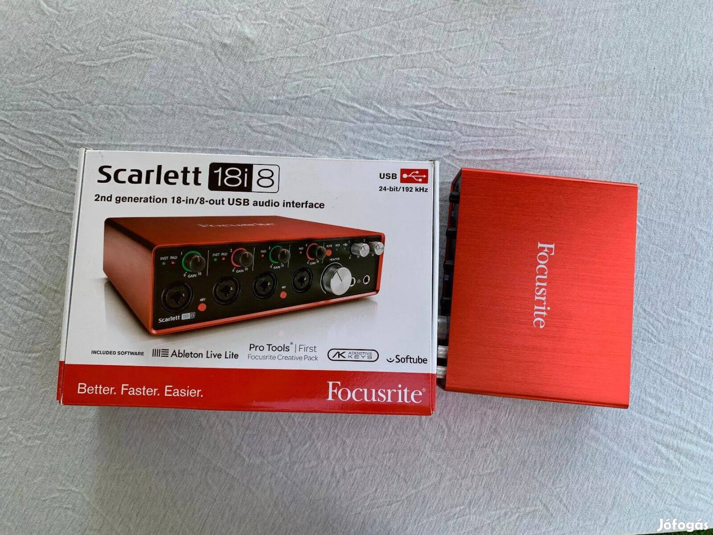 Focusrite Scarlett 18i8 2nd Gen USB interfész külső hangkártya