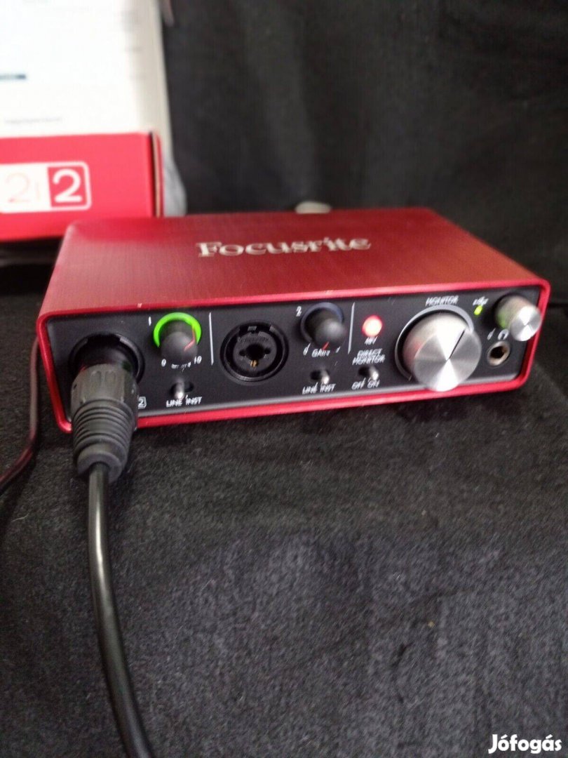 Focusrite Scarlett 2i2 2nd generációs Külső Hangkártya