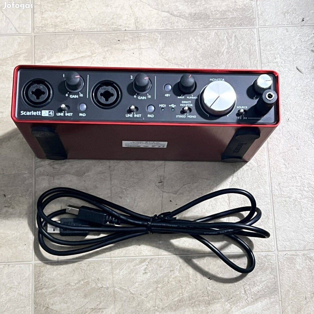 Focusrite Scarlett 2i4 (2nd Gen) USB külső hangkártya