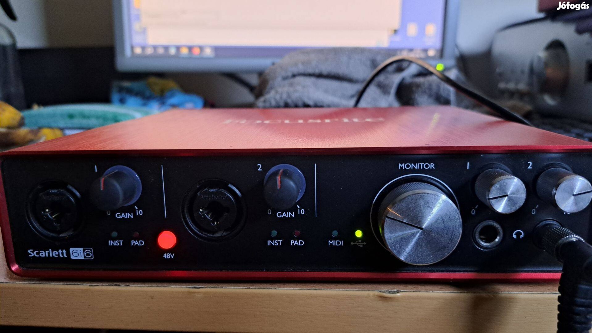 Focusrite Scarlett 6i6 2nd gen interfész külső hangkártya