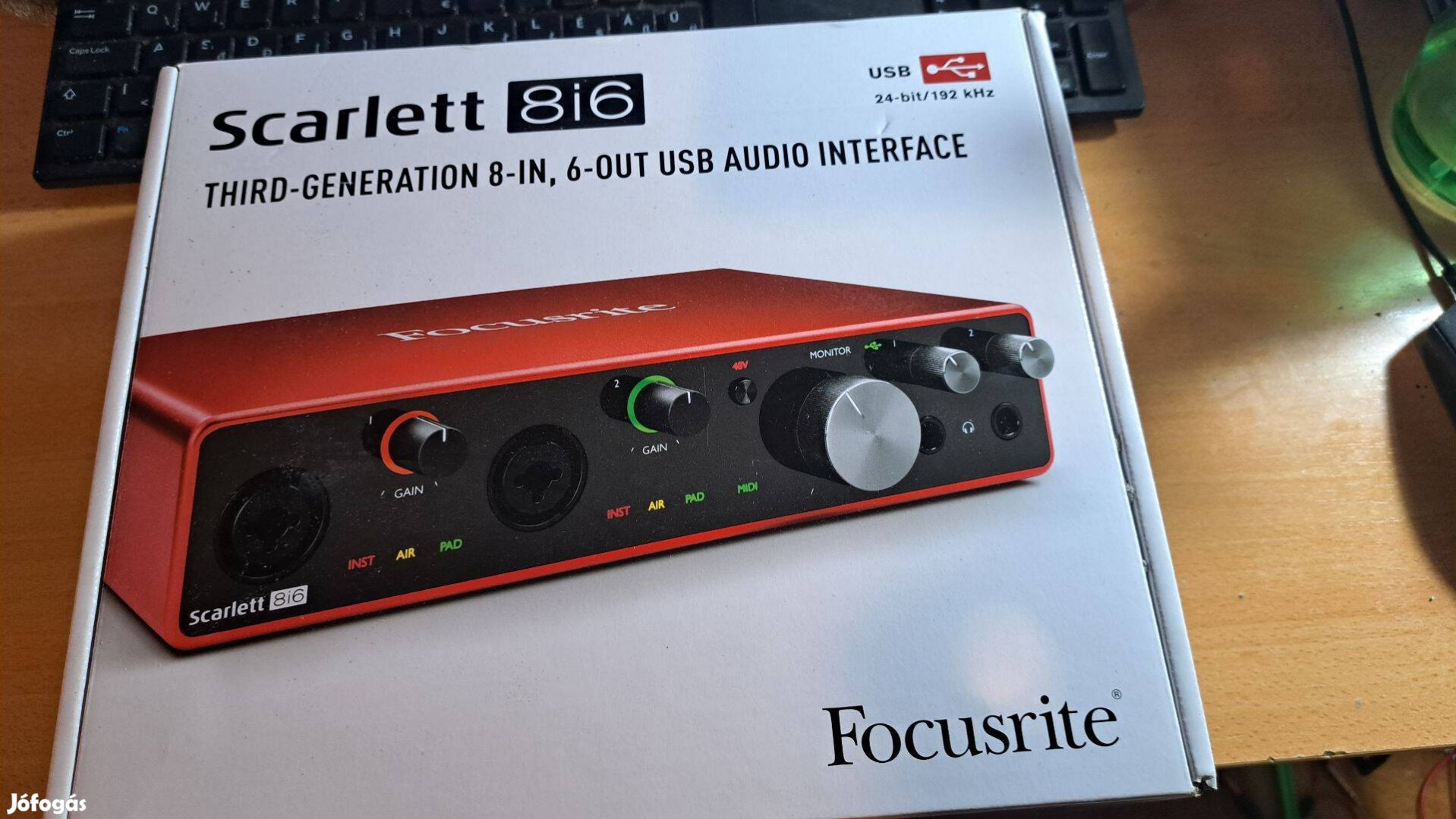 Focusrite Scarlett 8i6 3rd Gen usb külső hangkártya