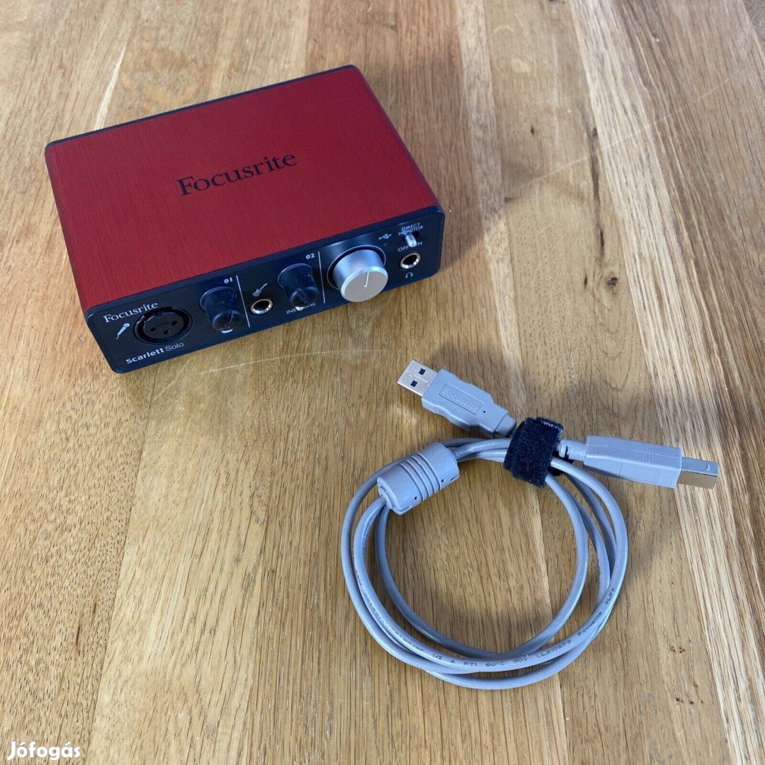 Focusrite Scarlett Solo usb külső hangkártya