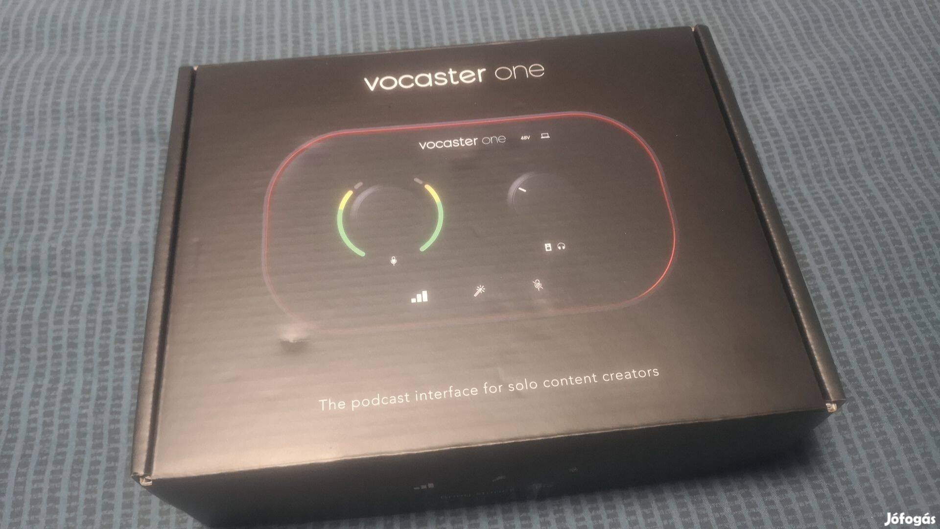 Focusrite Vocaster One Black Podcast keverő