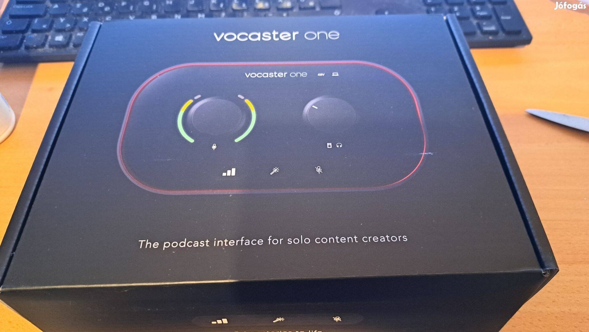 Focusrite Vocaster One USB külső hangkártya interfész Bontatlan Új