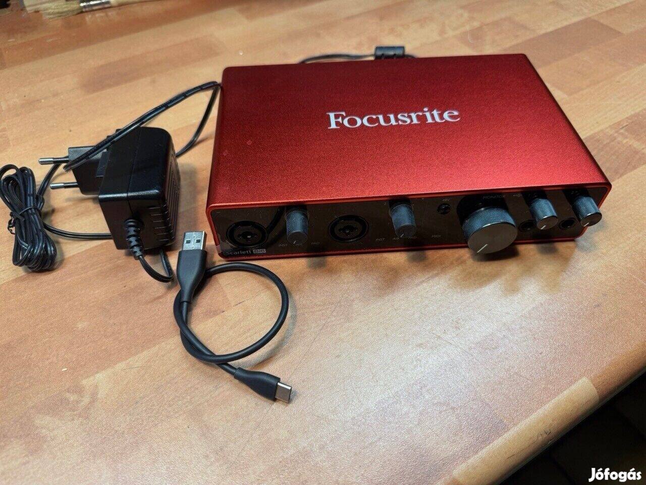 Focusrite scarlett 8i6 3rd usb külső hangkártya