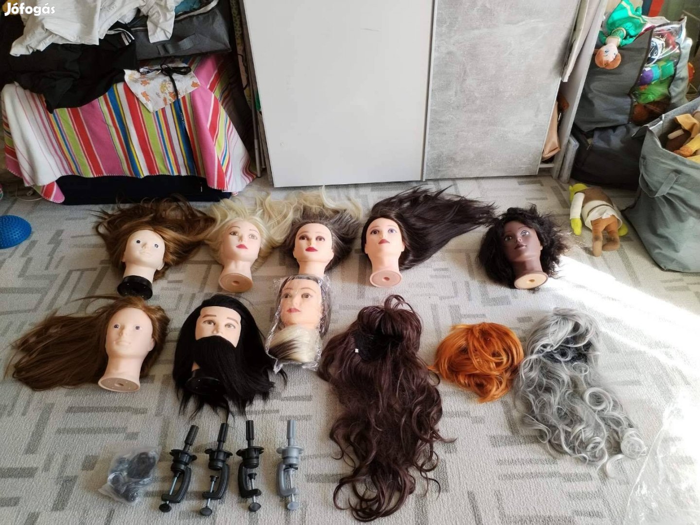 Fodrász Gyakorló Babafej És Paróka Újak