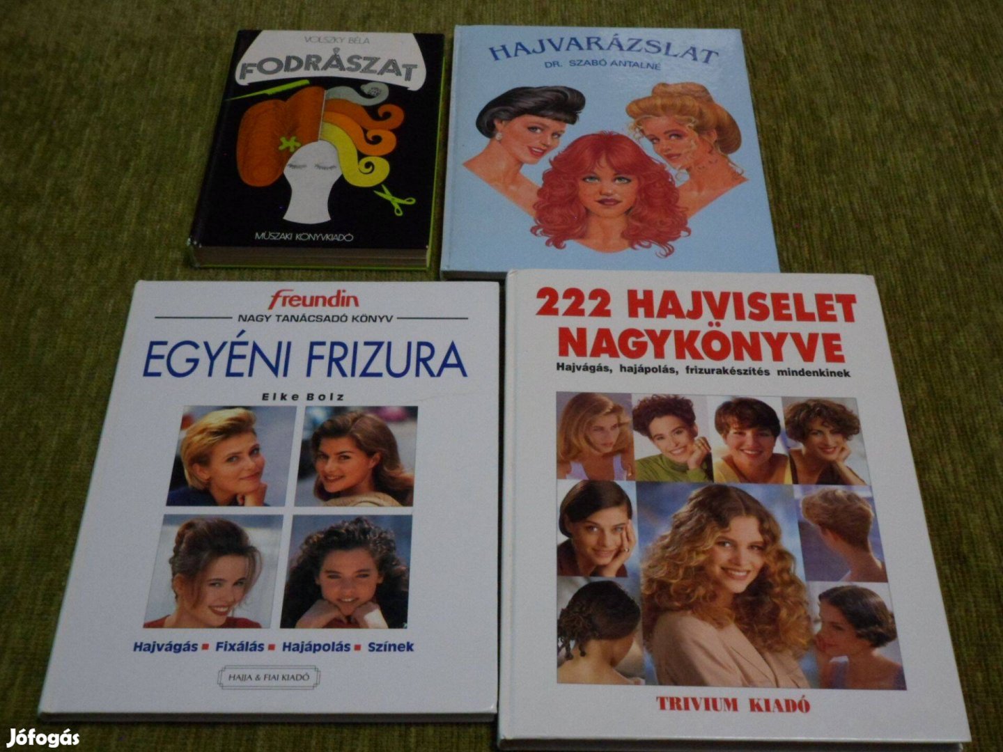 Fodrászat, egyén frizura, hajviselet könyvcsomag