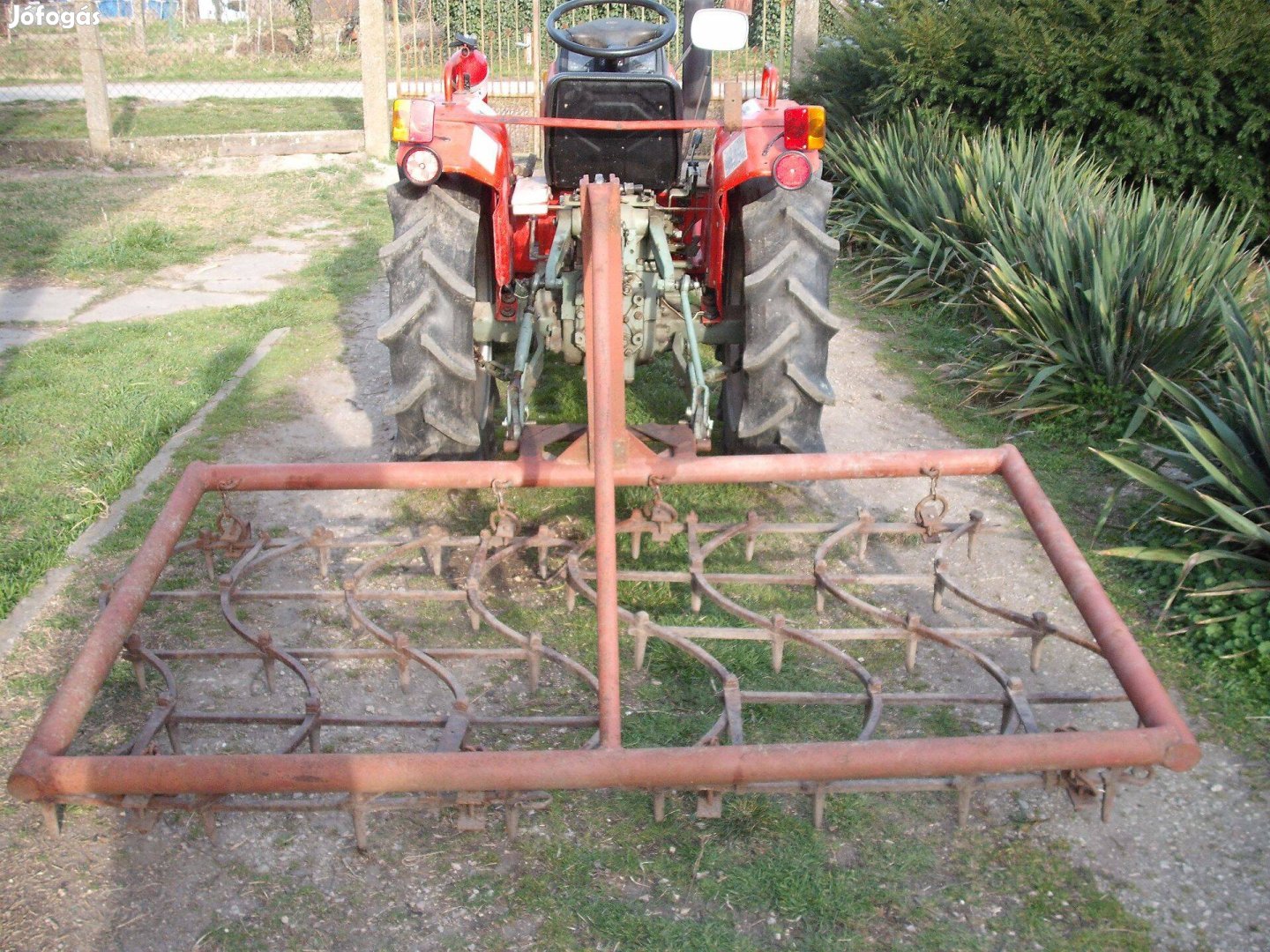 Fogasborona 3 pont felfüggesztésű traktorokhoz