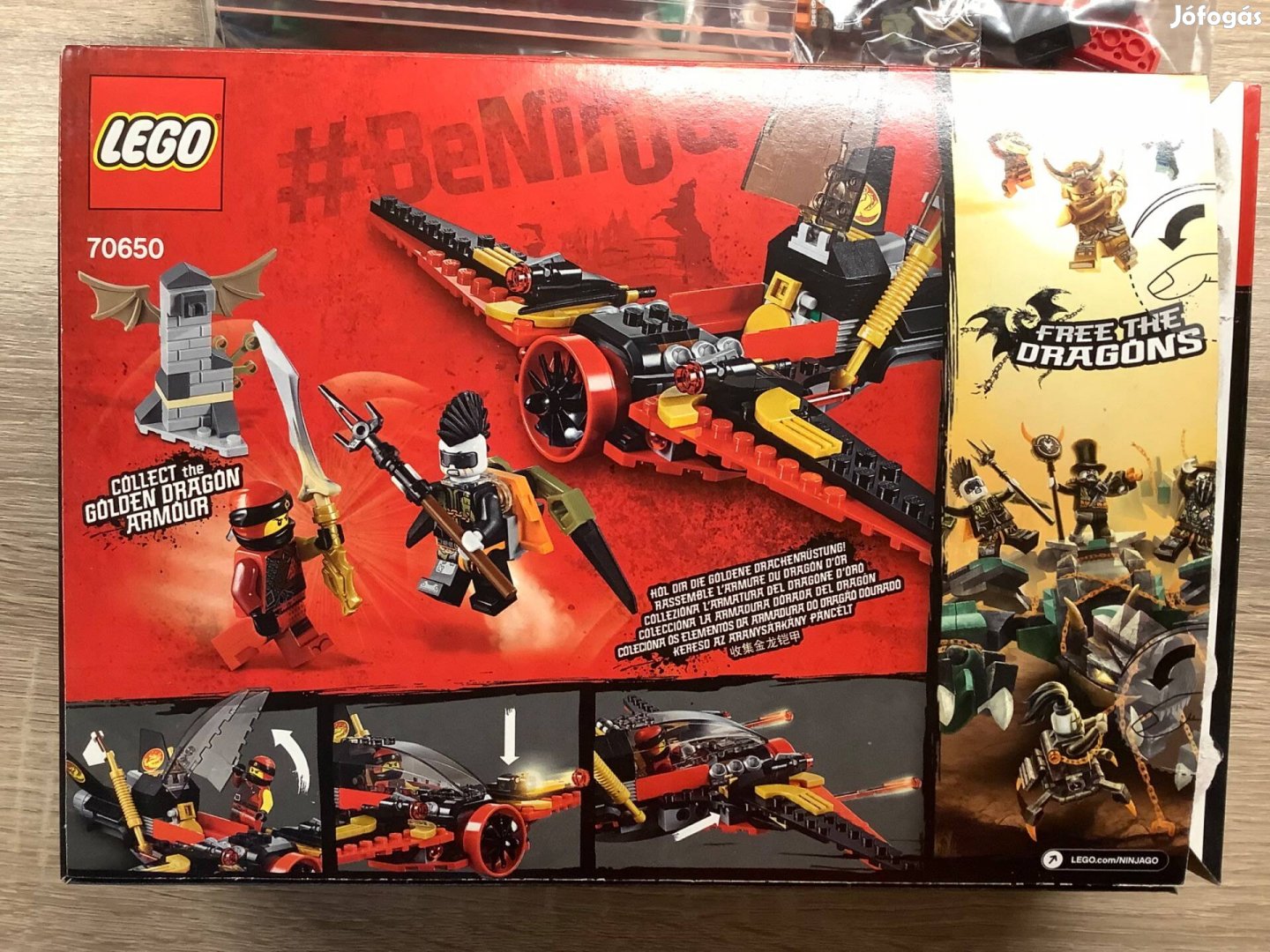 Foglalt - Lego Ninjago 70650 A sors szárnya, újszerű