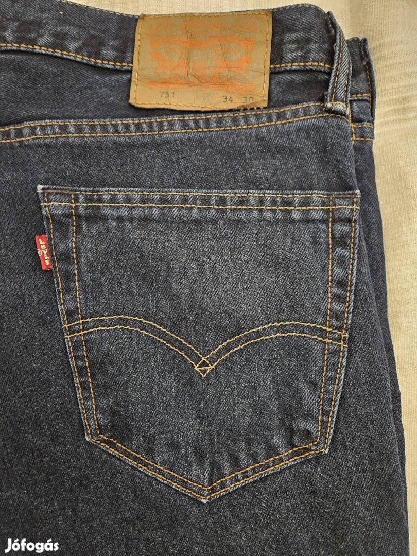 Foglalva! Levis Levi's 751 W34 L30 Regular straight férfi farmernadrág