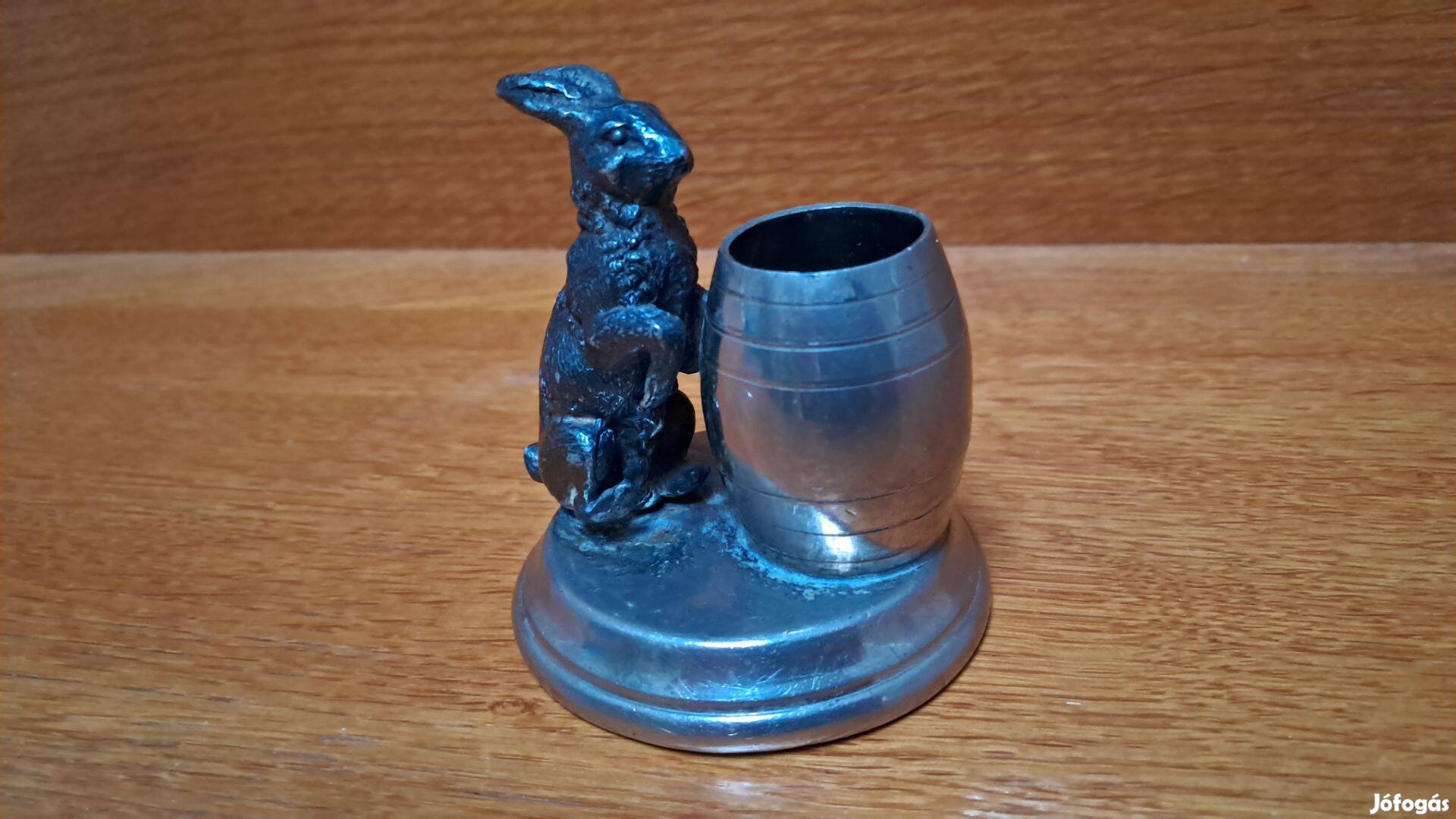 Fogvájó tartó, ezüstözött nyúl