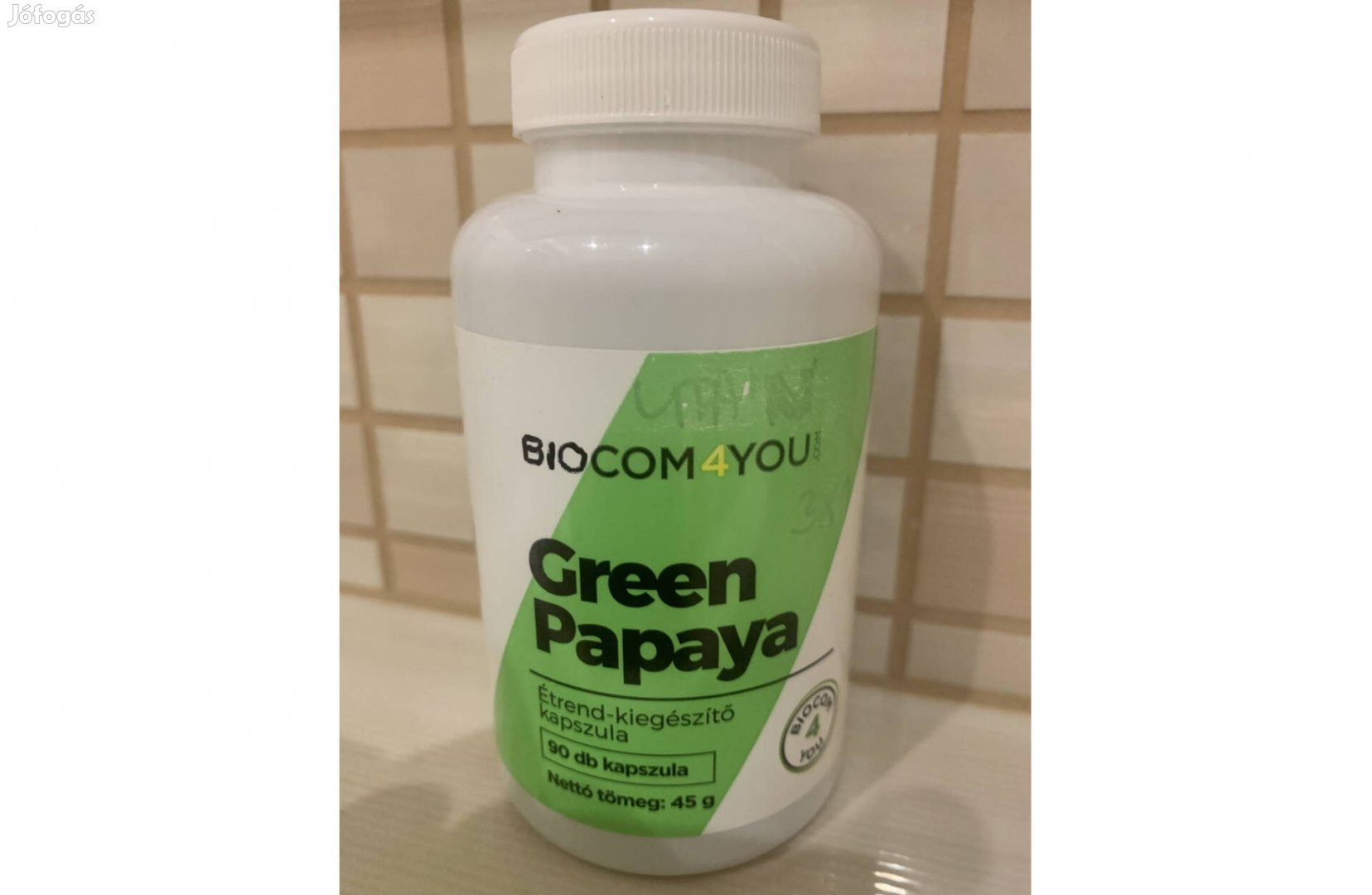 Fogyást, emésztést segíti, Új Biocom Green Papaya kapszula, bontatlan