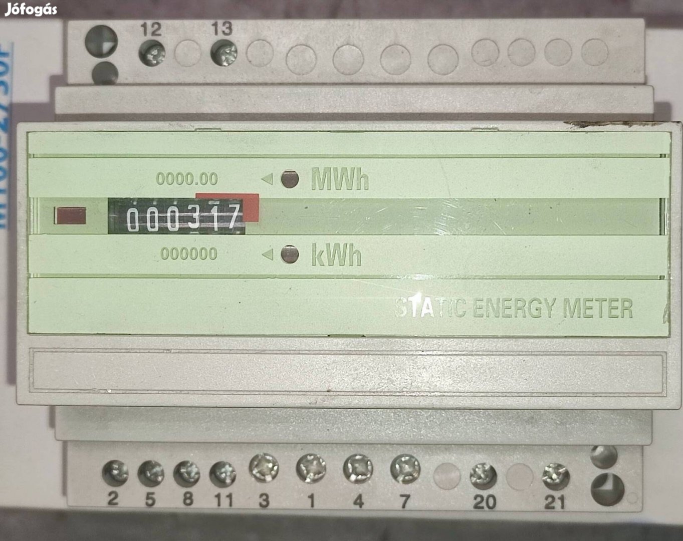 Fogyasztásmérő, villanyóra 380/230V