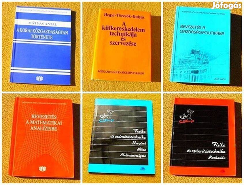 Főiskolai egyetemi tankönyvek - (15 kötet)