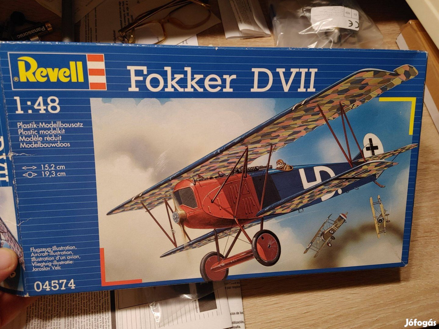 Fokker CVII Revell 1:48 repóló makett modell